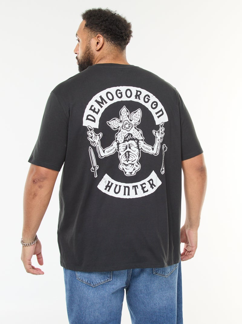 T-shirt a maniche corte 'Stranger Things' Nero - Kiabi