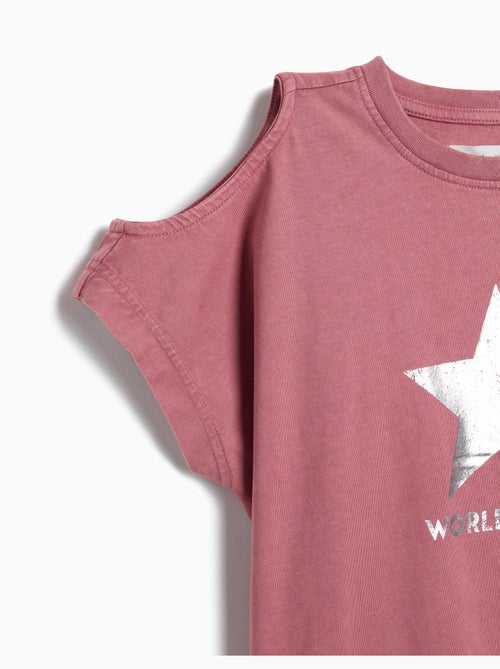 T-shirt a maniche corte tagliate, MO Fashion - Kiabi T-shirt a maniche corte tagliate, MO Fashion - Kiabi