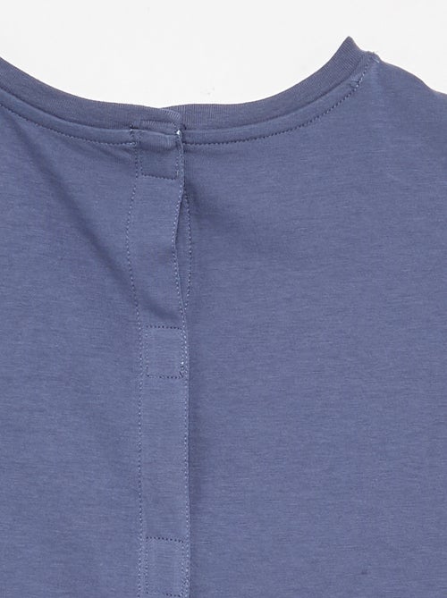 T-shirt a maniche corte tinta unita - collezione facile da indossare - Kiabi T-shirt a maniche corte tinta unita - collezione facile da indossare - Kiabi