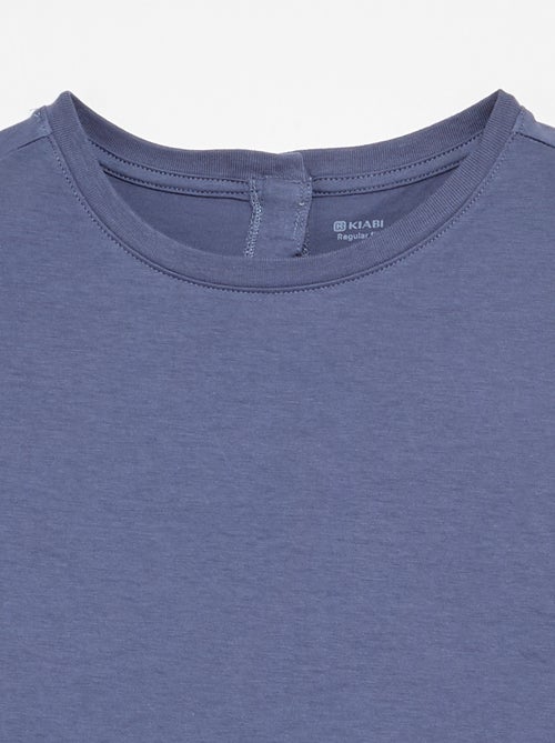 T-shirt a maniche corte tinta unita - collezione facile da indossare - Kiabi T-shirt a maniche corte tinta unita - collezione facile da indossare - Kiabi