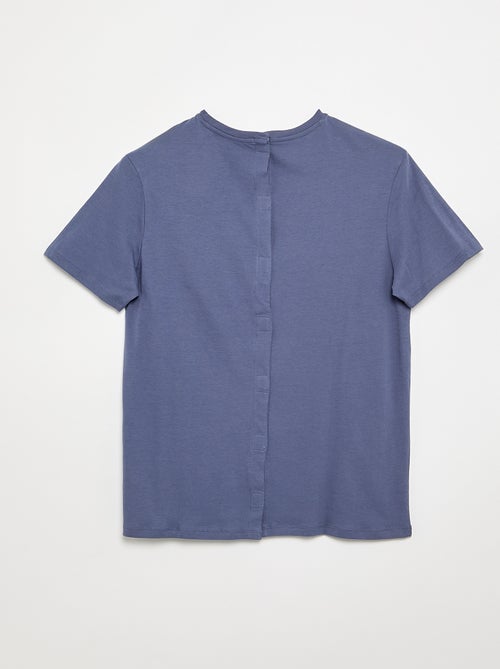 T-shirt a maniche corte tinta unita - collezione facile da indossare - Kiabi T-shirt a maniche corte tinta unita - collezione facile da indossare - Kiabi