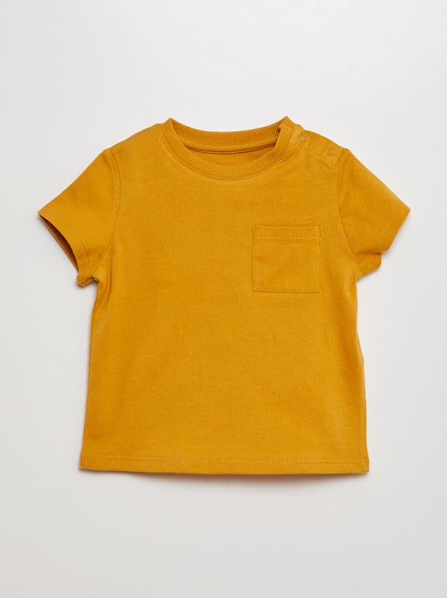 T-shirt a maniche corte tinta unita - Kiabi
