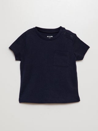 T-shirt a maniche corte tinta unita