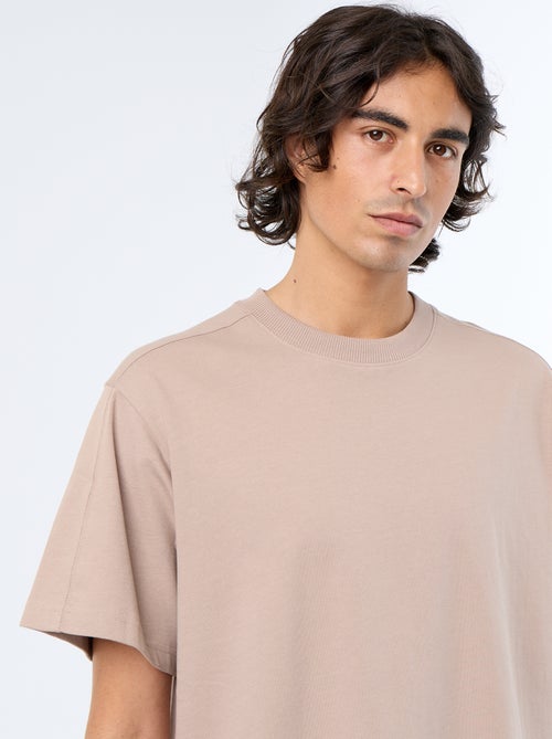 T-shirt a maniche corte tinta unita, comfort fit / oversize - Kiabi