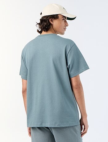 T-shirt a maniche corte tinta unita, comfort fit / oversize