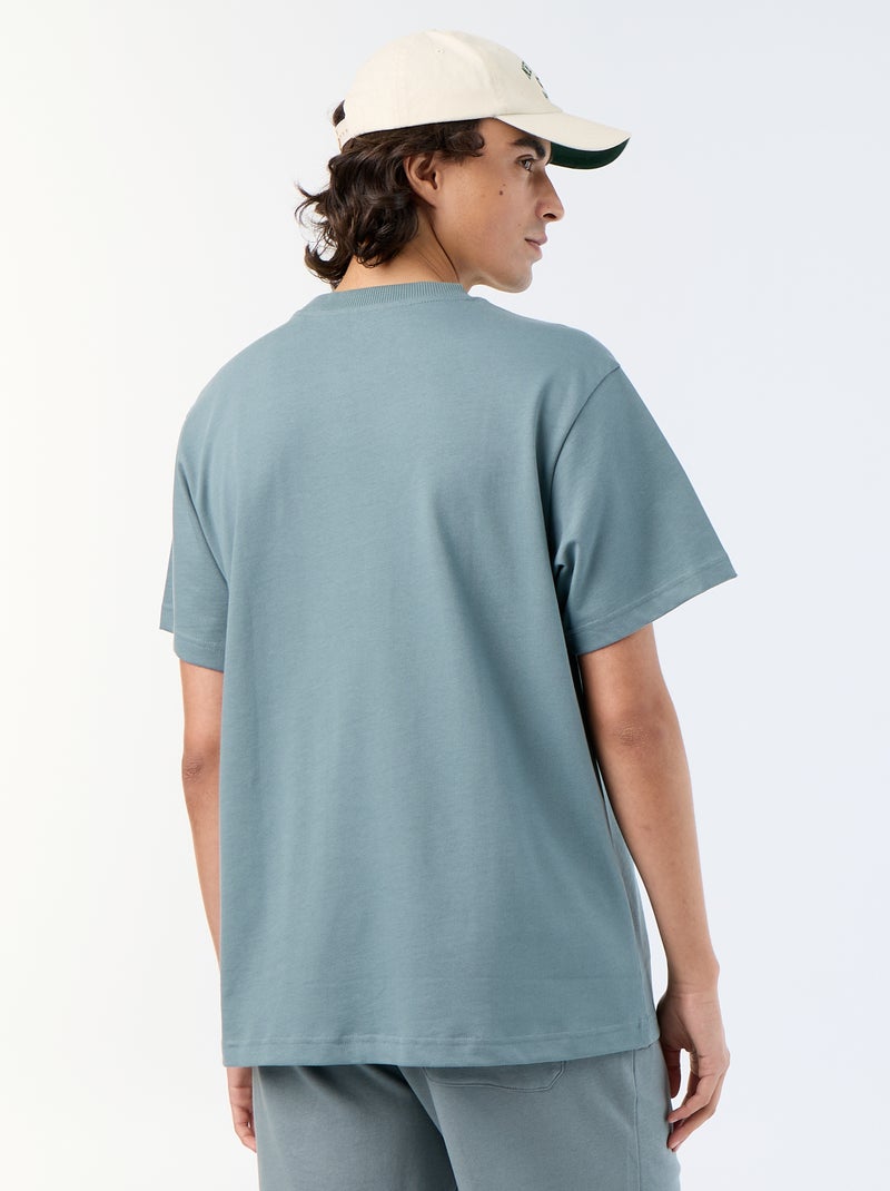T-shirt a maniche corte tinta unita, comfort fit / oversize Blu - Kiabi