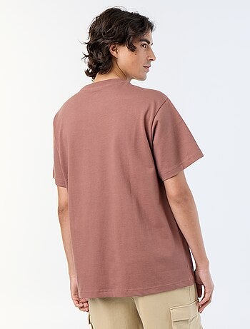T-shirt a maniche corte tinta unita, comfort fit / oversize