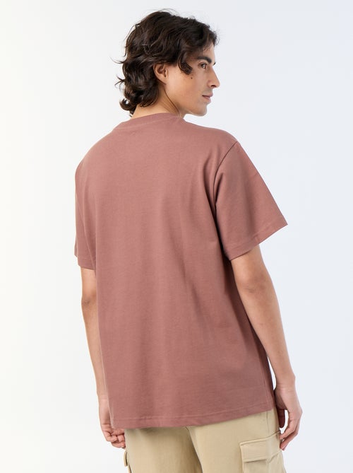 T-shirt a maniche corte tinta unita, comfort fit / oversize - Kiabi