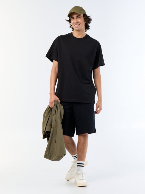 T-shirt a maniche corte tinta unita, comfort fit / oversize - Kiabi