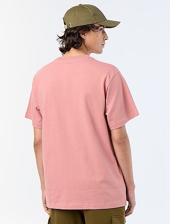 T-shirt a maniche corte tinta unita, comfort fit / oversize