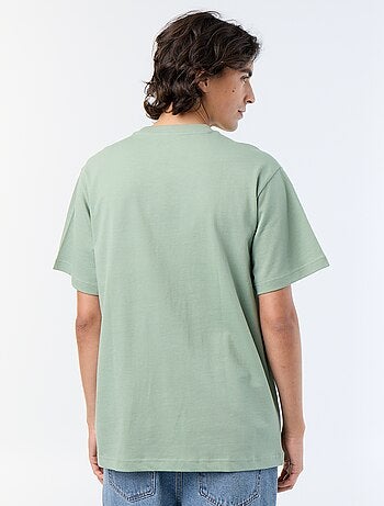 T-shirt a maniche corte tinta unita, comfort fit / oversize