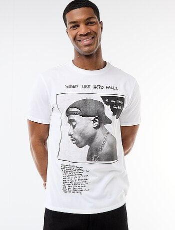 T-shirt a maniche corte 'Tupac'