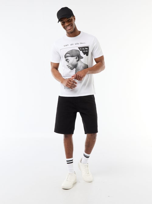 T-shirt a maniche corte 'Tupac' - Kiabi