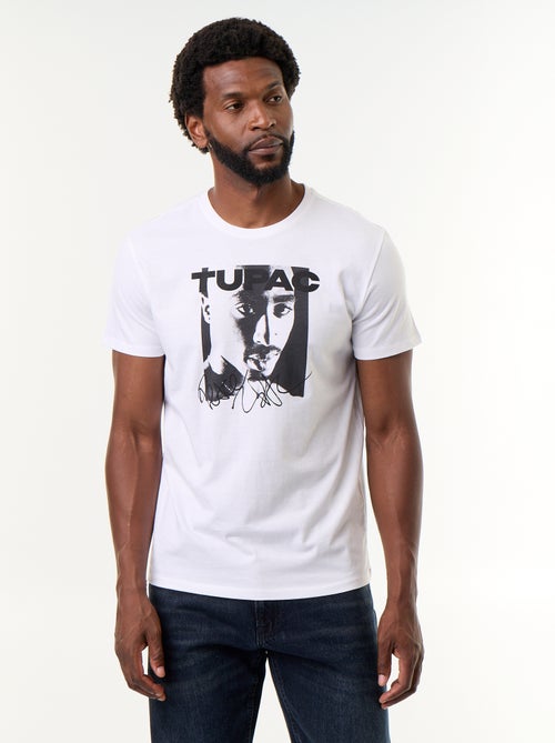 T-shirt a maniche corte 'Tupac' - Kiabi