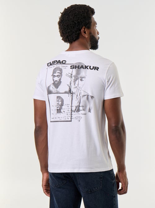 T-shirt a maniche corte 'Tupac' - Kiabi