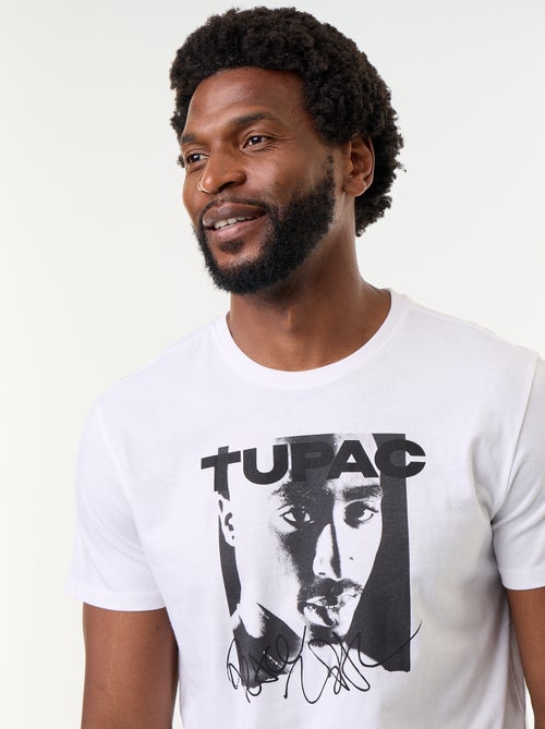 T-shirt a maniche corte 'Tupac' - Kiabi