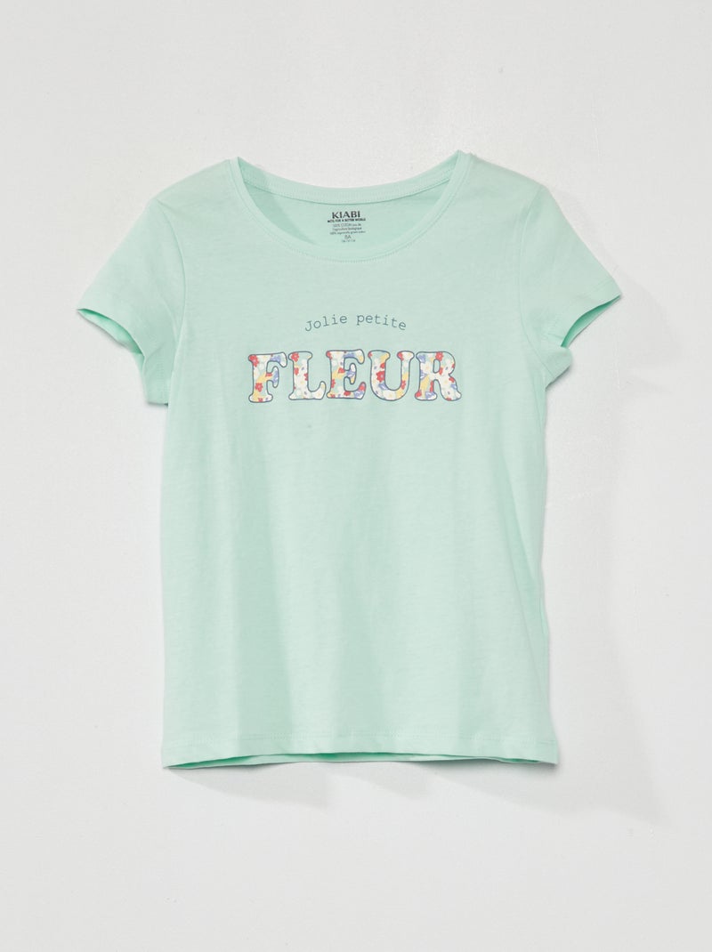 T-shirt a maniche corte VERDE - Kiabi