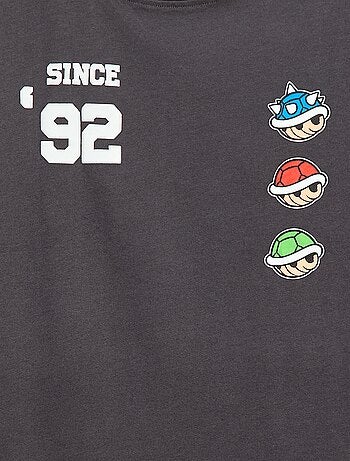 T-shirt a maniche doppie 'Fashion UK' 'Mario' in cotone