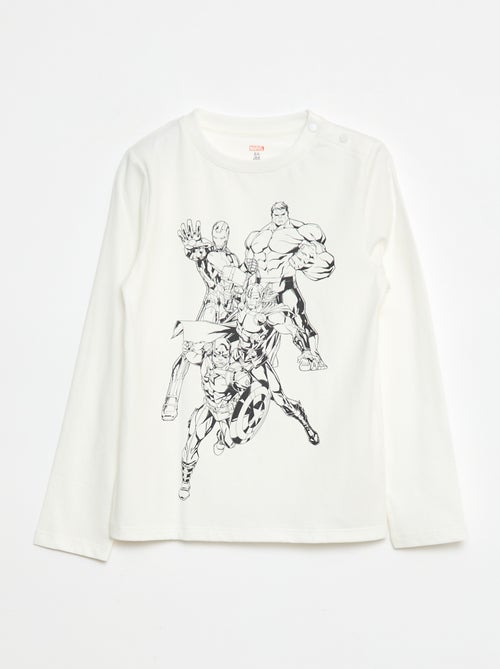 T-shirt a maniche lunghe - Avengers - collezione facile da indossare - Kiabi