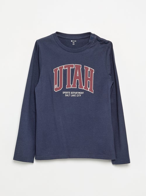 T-shirt a maniche lunghe - collezione facile da indossare - Kiabi T-shirt a maniche lunghe - collezione facile da indossare - Kiabi