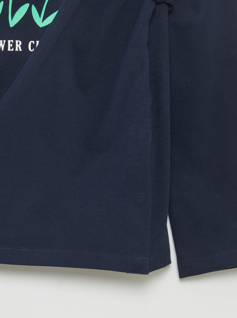 T-shirt a maniche lunghe - So Easy BLU - Kiabi