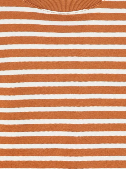 T-shirt a maniche lunghe a righe - Kiabi