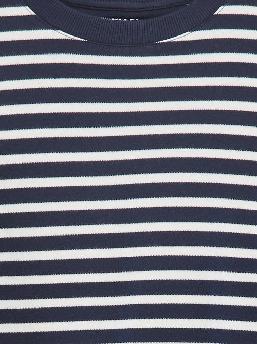 T-shirt a maniche lunghe a righe - Kiabi