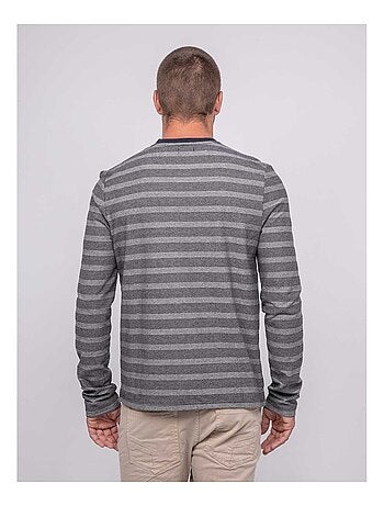 T-shirt a maniche lunghe a righe JUNANINE