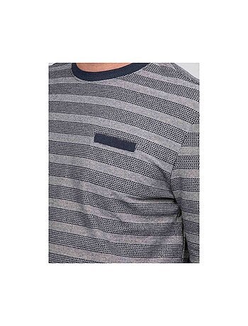 T-shirt a maniche lunghe a righe JUNANINE