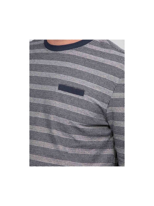 T-shirt a maniche lunghe a righe JUNANINE - Kiabi