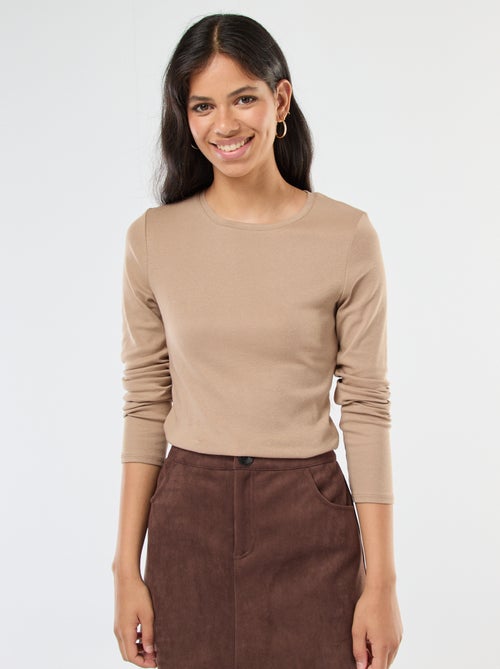 T-shirt a maniche lunghe - Kiabi