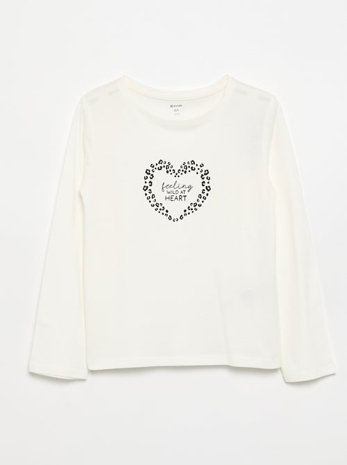 T-shirt a maniche lunghe - Kiabi T-shirt a maniche lunghe - Kiabi