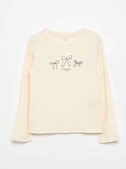 T-shirt a maniche lunghe - Kiabi T-shirt a maniche lunghe - Kiabi