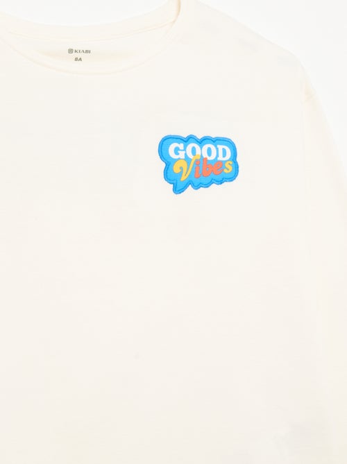 T-shirt a maniche lunghe - Kiabi