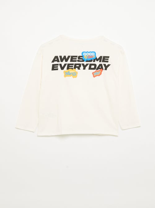 T-shirt a maniche lunghe - Kiabi
