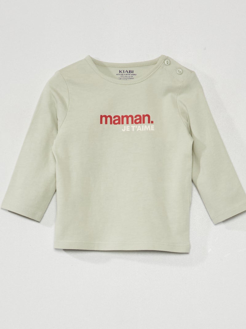 T-shirt a maniche lunghe BLU - Kiabi