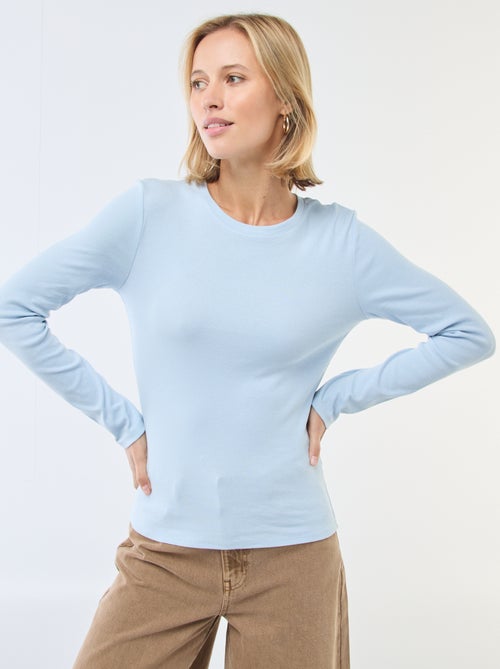 T-shirt a maniche lunghe - Kiabi