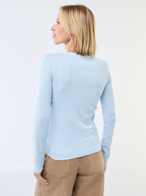 T-shirt a maniche lunghe - Kiabi