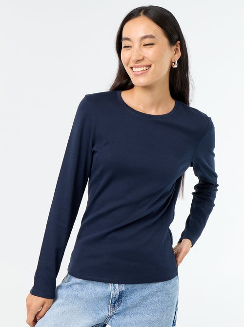T-shirt a maniche lunghe - Kiabi