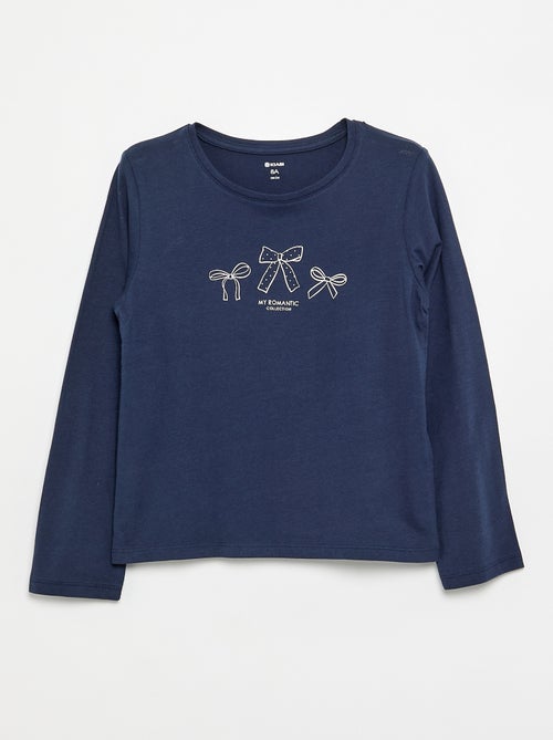 T-shirt a maniche lunghe - Kiabi T-shirt a maniche lunghe - Kiabi