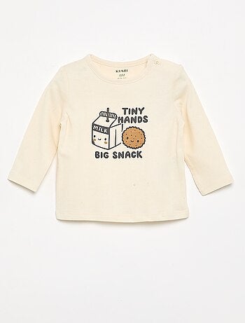 T-shirt a maniche lunghe con animazione