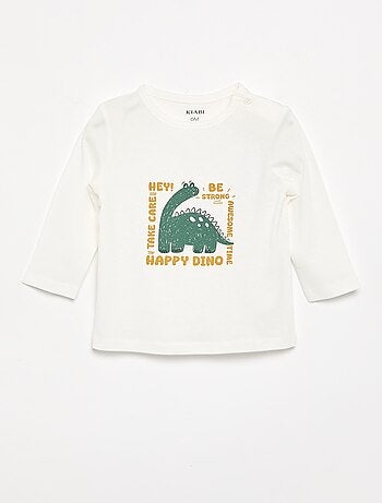 T-shirt maniche lunghe con decorazione