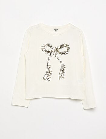 T-shirt a maniche lunghe con animazione