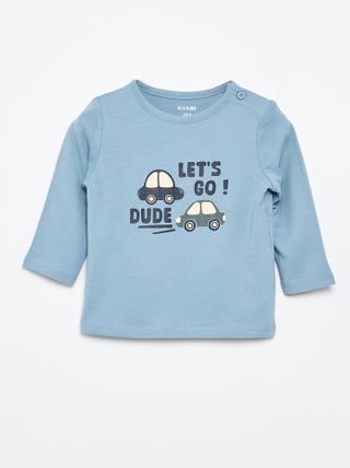 T-shirt a maniche lunghe con animazione