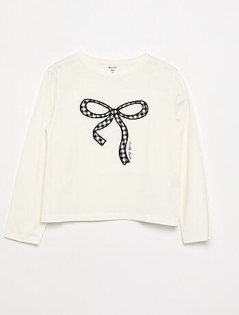 T-shirt a maniche lunghe con animazione