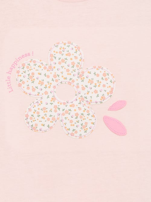 T-shirt a maniche lunghe con animazione - Kiabi