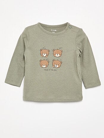T-shirt a maniche lunghe con animazione