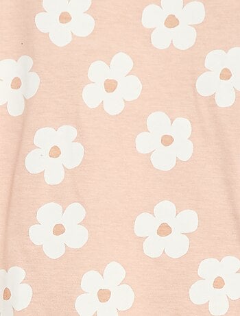 T-shirt a maniche lunghe con arricciature sulle spalle