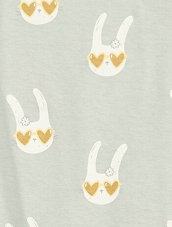 T-shirt a maniche lunghe con arricciature sulle spalle