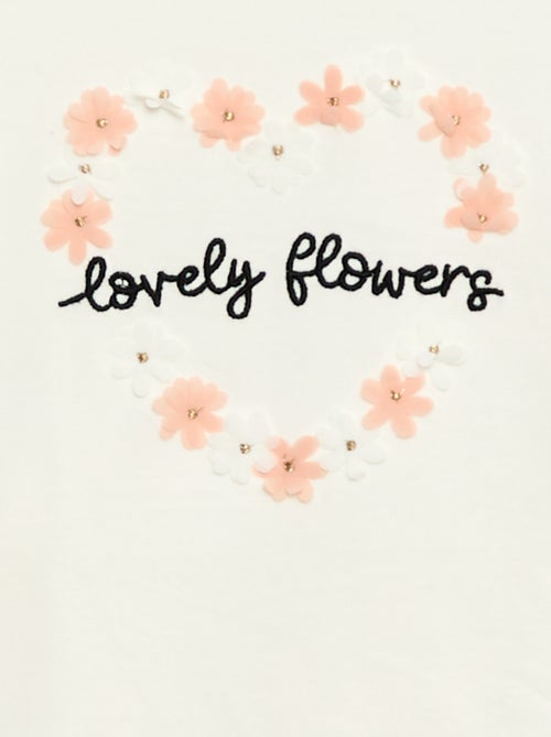 T-shirt a maniche lunghe con paillettes - Kiabi